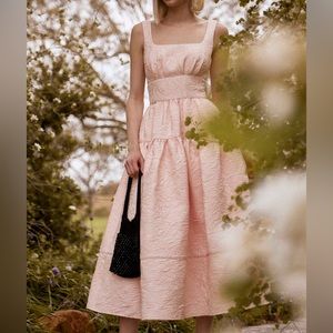 HUNTER BELL NWOT Mara Dress Pink Size 4